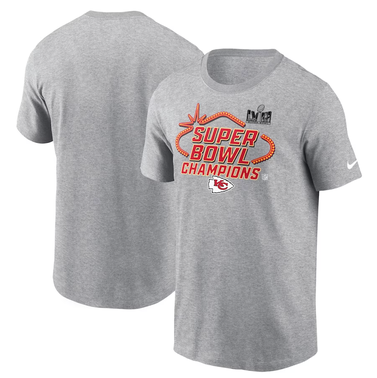Kansas City Chiefs Nike Super Bowl LVIII Champions Locker Room Trophy Collection T-Shirt