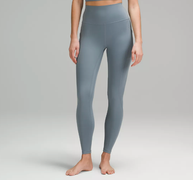 Fengbay High Waist Yoga Pants, Pocket Yoga Pants Tummy Control Workout  Running 4 Way Stretch Yoga Leggings Navy Blue