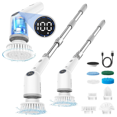 MoKo Electric Spin Scrubber and Cordless Cleaning Brush