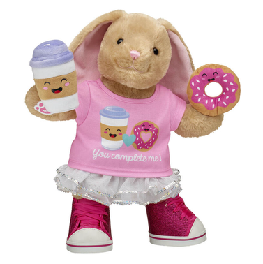 Pawlette Plush Coffee and Donuts Gift Set