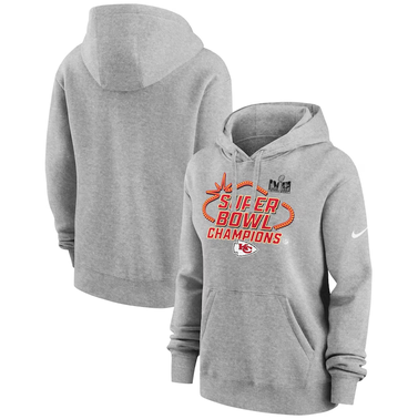 Kansas City Chiefs Super Bowl LVIII Champions Locker Room Trophy Collection Pullover Hoodie