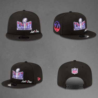 New Era Black Just Don x Usher Super Bowl LVIII Collection 9FIFTY Snapback Hat