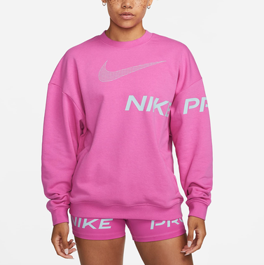 Nike Dri-FIT Get Fit French Terry Graphic Crew-Neck Sweatshirt