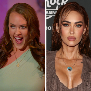 Chelsea from 'Love Is Blind' and Megan Fox