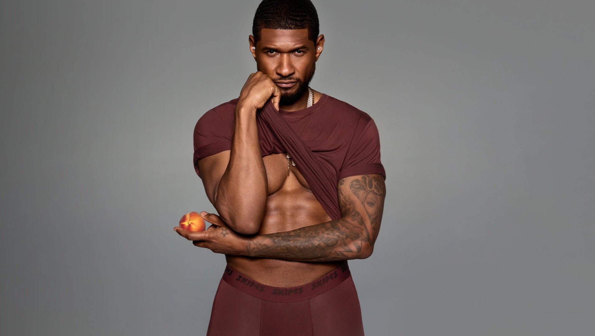 Usher Takes Center Stage in New SKIMS Men's Underwear Campaign