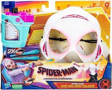 Spider-Gwen Web-Shot Slinger Mask and Blaster Set