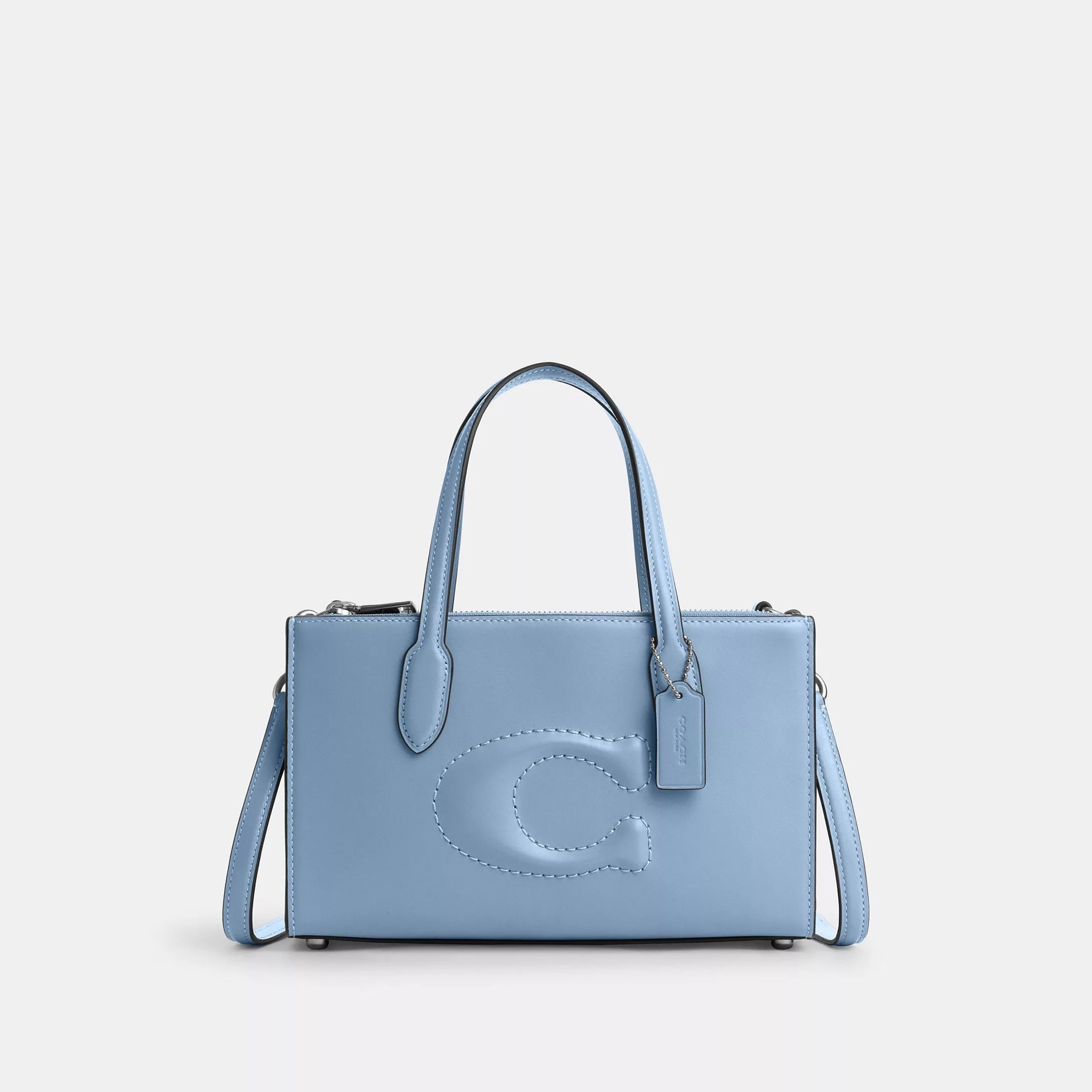 Buy Coach Demi Small Bag in Signature Jacquard | Blue Color Women | AJIO  LUXE