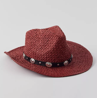 Urban Outfitters Sawyer Straw Cowboy Hat