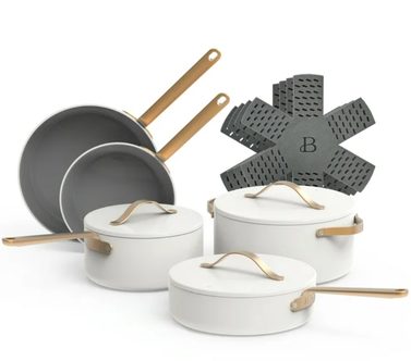 Beautiful 12pc Ceramic Non-Stick Cookware Set
