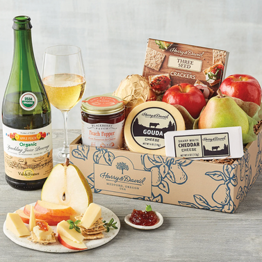 Sunny Days Fruit and Cheese Gift Box