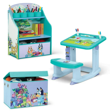 Bluey 3-Piece Art & Play Toddler Room-in-a-Box