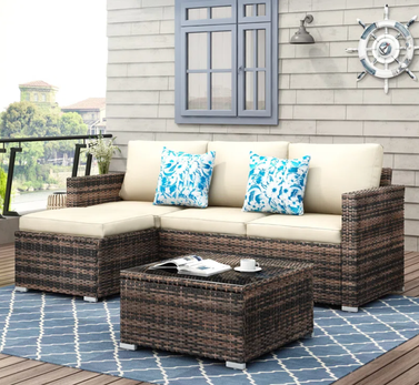 Zipcode Design Don 4 - Person Outdoor Seating Group