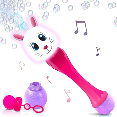 Light Up Bunny Easter Bubble Wand