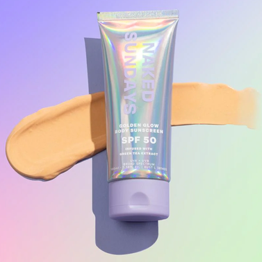 Naked Sundays SPF50 Golden Glow Body Sunscreen