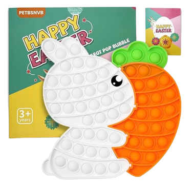 Bunny Carrot Pop Bubble Fidget Sensory Toy