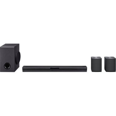 LG 4.1 ch Sound Bar with Wireless Subwoofer and Rear Speakers 