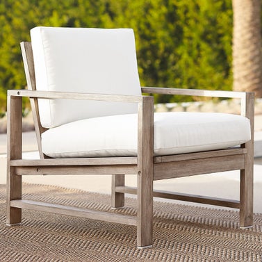 Indio Eucalyptus Outdoor Lounge Chair
