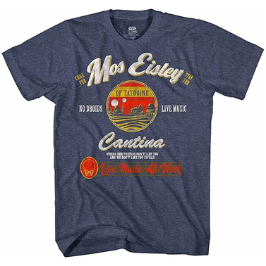 Star Wars Mos Eisley Cantina Tatooine Men's Adult Graphic Tee T-Shirt