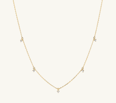 Multi Station Diamond Necklace