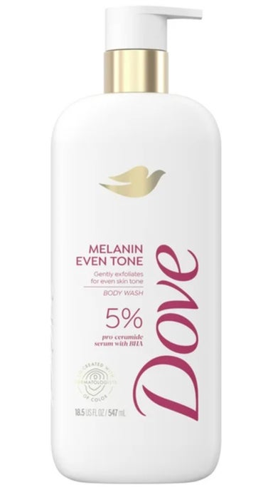  Exfoliating Melanin Body Wash Even Skin Tone 5% Pro-Ceramide Serum with BHA 