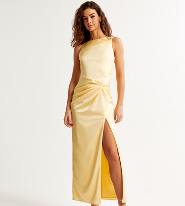 Abercrombie & Fitch Draped Skirt Maxi Dress
