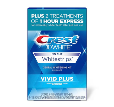 Crest 3D Whitestrips, Vivid Plus, 24 Count