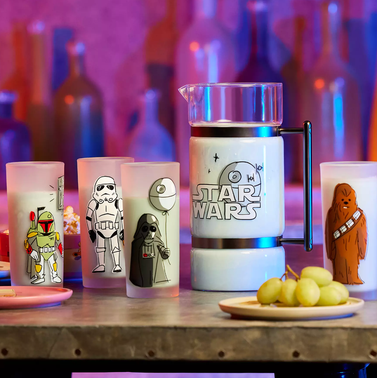 Star Wars Artist Series Glass Pitcher by Will Gay