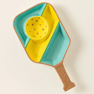 Uncommon Goods Pickleball Paddle Snack Tray