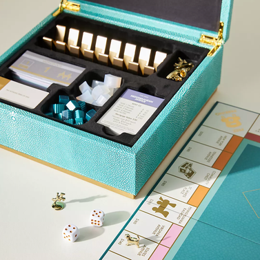 Anthropologie Shagreen Luxury Board Game