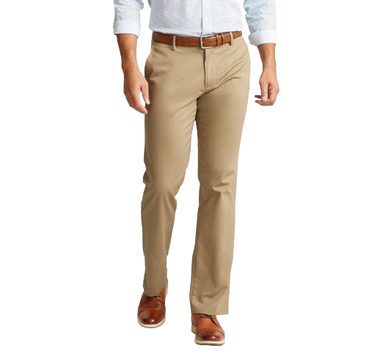 Dockers Men's Straight Fit Signature Lux Cotton Stretch Khaki Pants