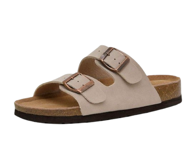 Cushionaire Women's Lane Cork Footbed Sandal With +Comfort