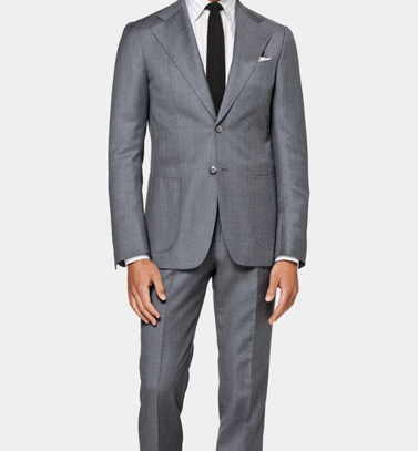 Suitsupply Mid Grey Perennial Havana Suit