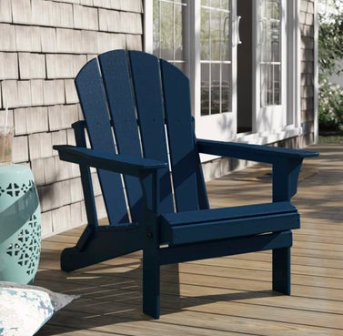 Shawnna Foldable Outdoor Adirondack Chair