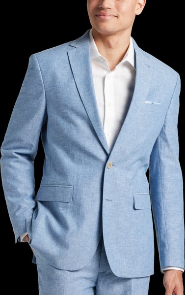 JOE Joseph Abboud Slim Fit Linen Blend Suit 