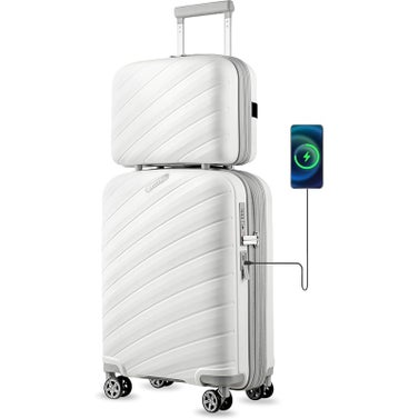 Luggex Carry-On Luggage with USB Port