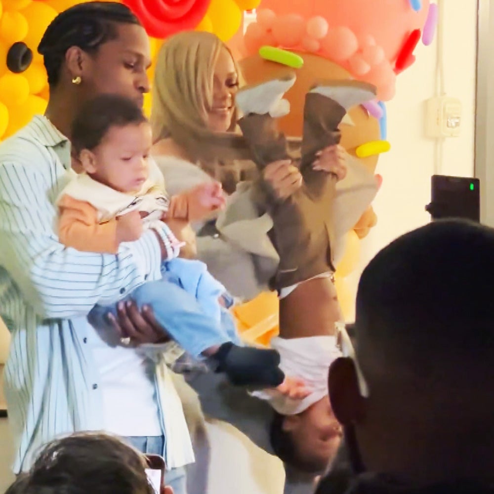 Rihanna Flips Son RZA Upside Down While Celebrating His 2nd Birthday With A$AP Rocky and Riot