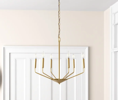 Wrought Studio Venice 6 - Light Dimmable Classic / Traditional Chandelier