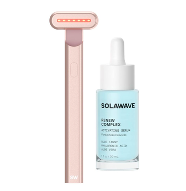 SolaWave 4-in-1 Radiant Renewal Wand and Serum Bundle