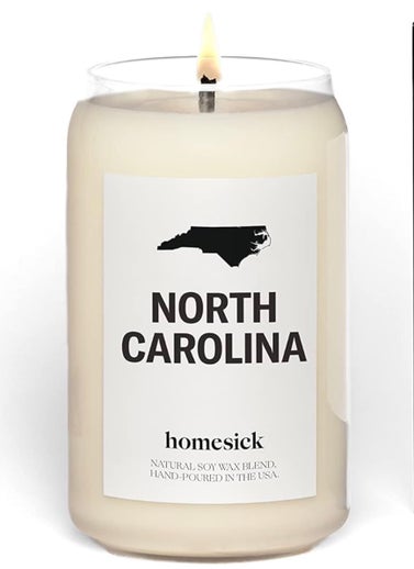 Homesick Premium Scented Candle, North Carolina 