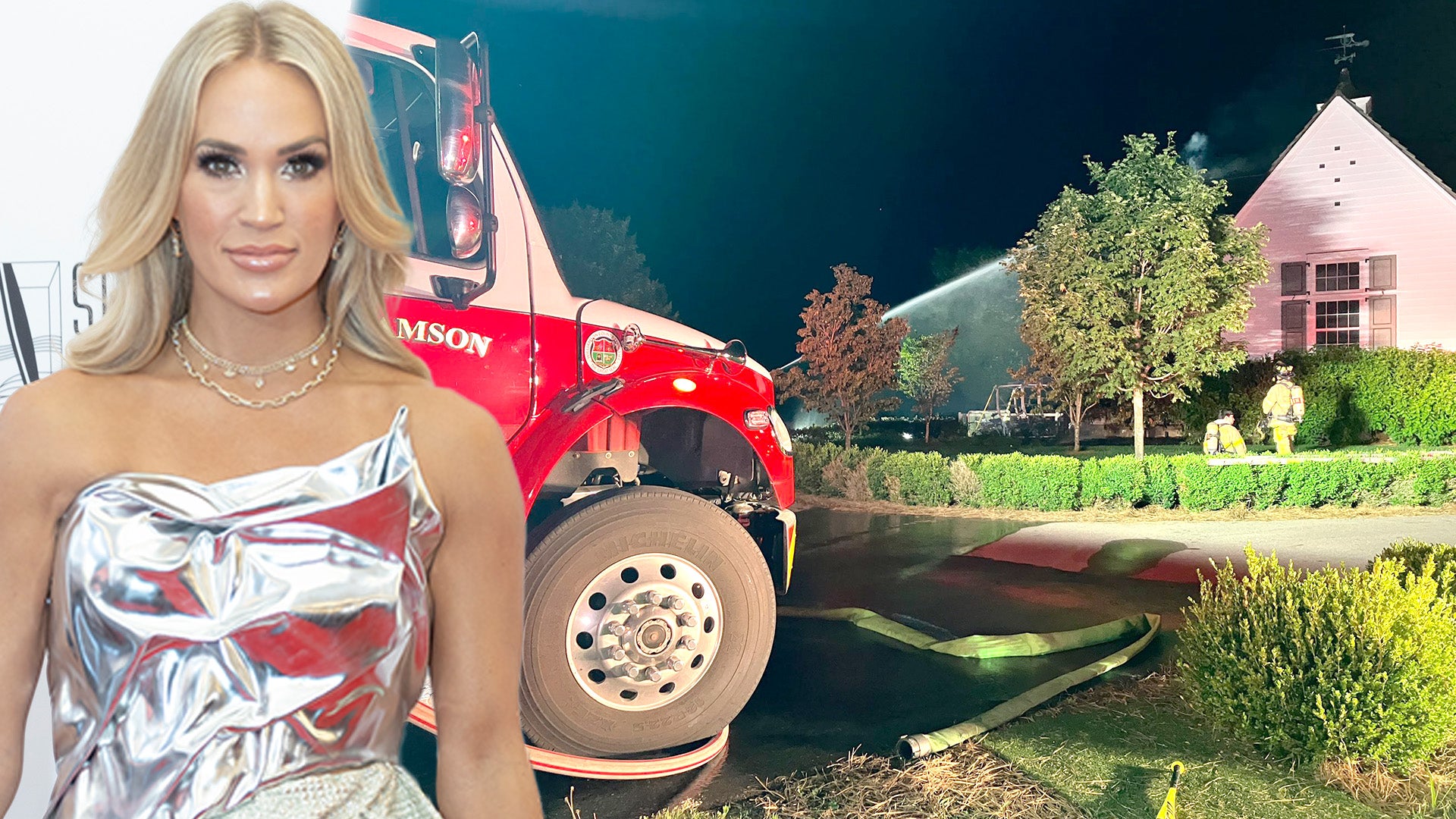 Carrie Underwood and Family 'Unharmed' After Tennessee Home Catches on Fire