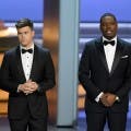 Colin Jost and Michael Che Take Aim at Roseanne Barr in 2018 Emmys Opening Monologue 