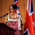 Meghan Markle Gives Passionate Speech Promoting Female Education During University Trip in Fiji