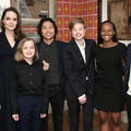 Angelina Jolie and Her Kids Watch Presidential Election in Rare Photo