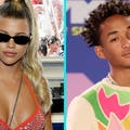 Sofia Richie Holds Hands With Jaden Smith During Playful Beach Outing
