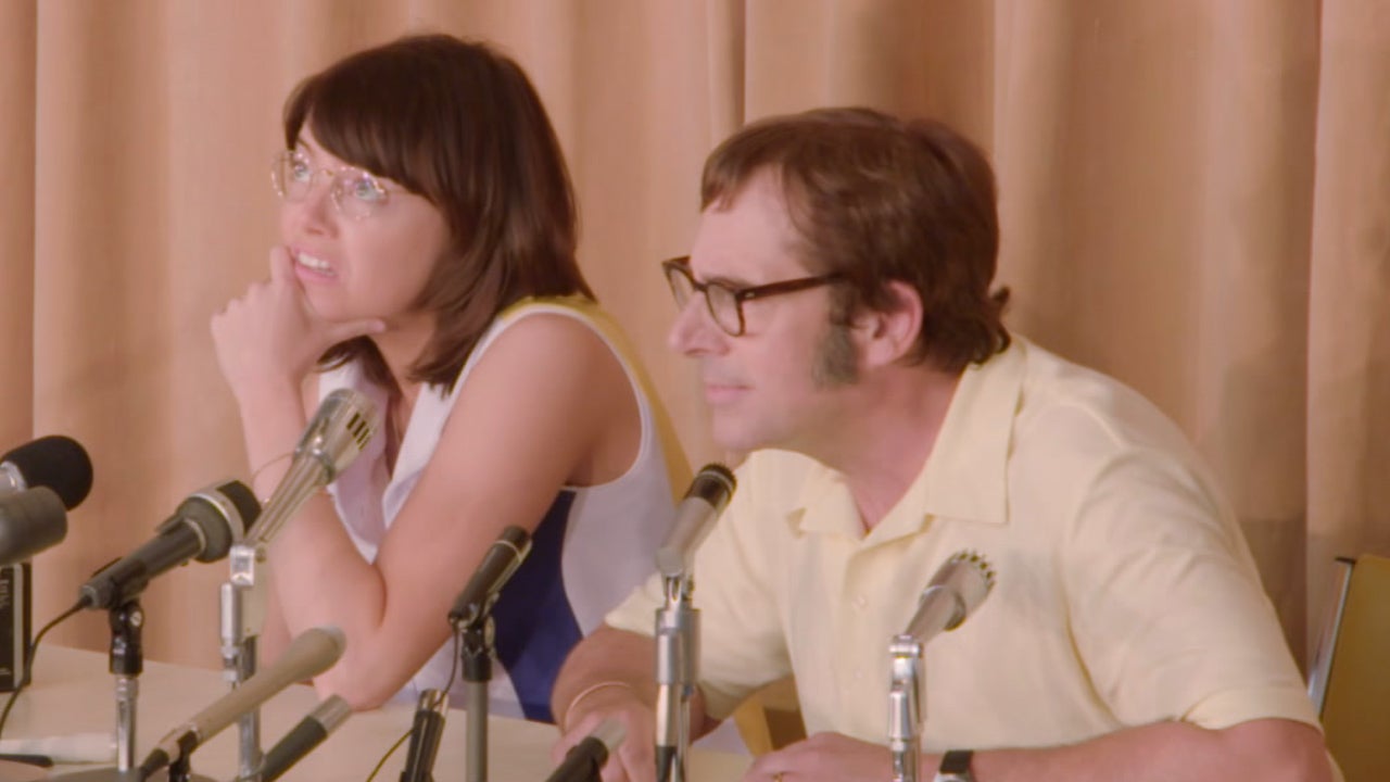 Battle of the Sexes': Emma Stone vs. Steve Carell in clip