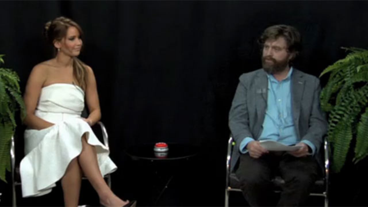 Oscar Nominees Plant Themselves Between Two Ferns Entertainment Tonight