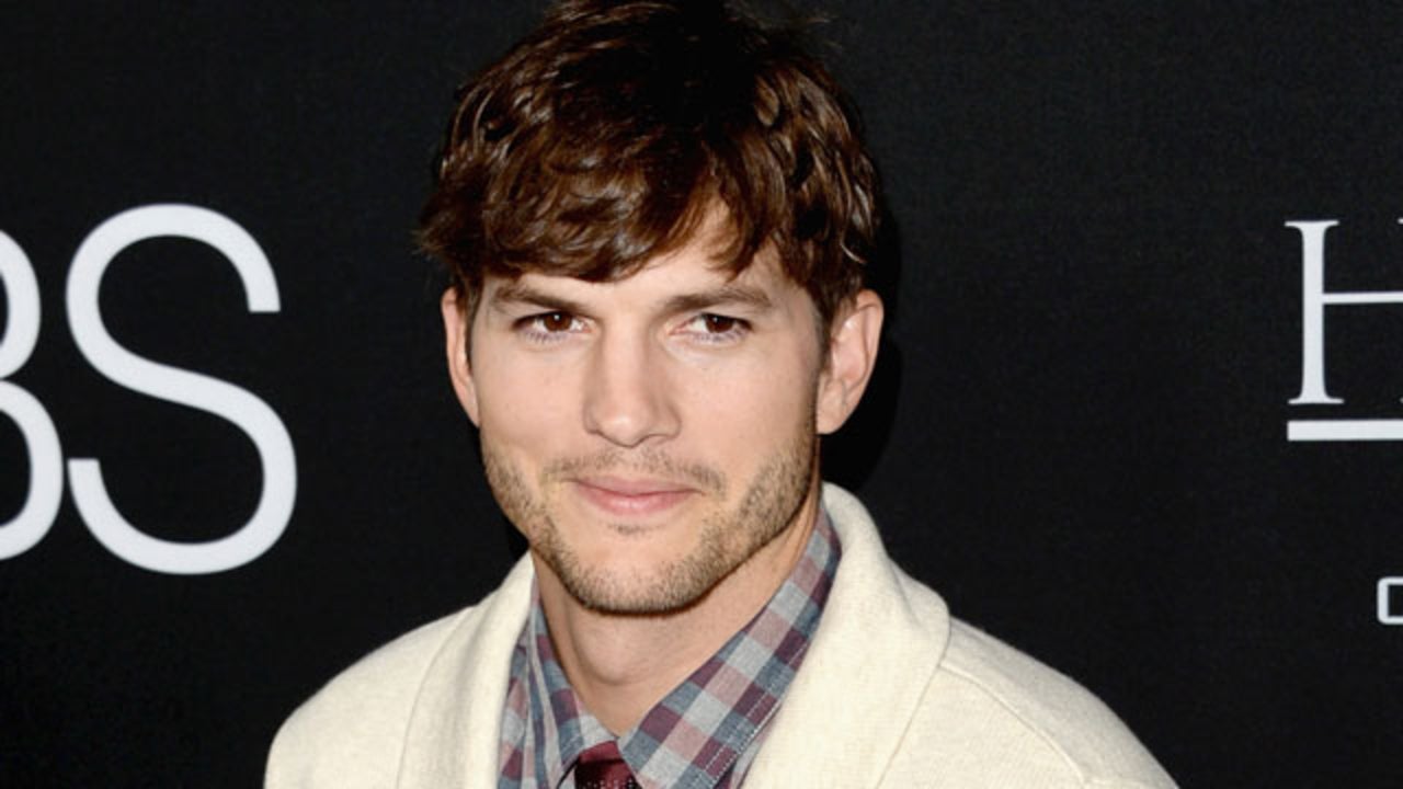Ashton Kutcher Is a Doting Husband & Father on 'Shark Tank' Set
