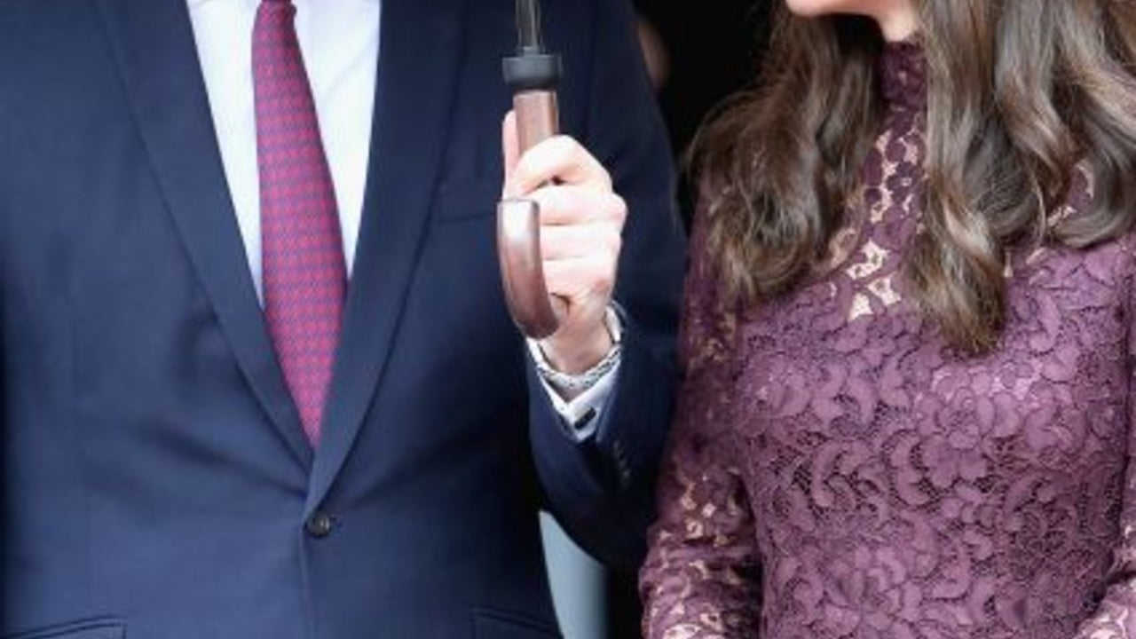 Kate Middleton Is Simply Stunning in Plum Lace Dress -- See the Pretty  Pics! | Entertainment Tonight