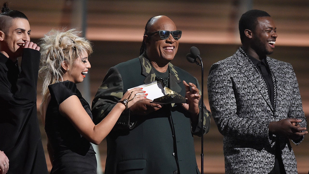Stevie Wonder Charms GRAMMYs Audience With Braille Joke, Important