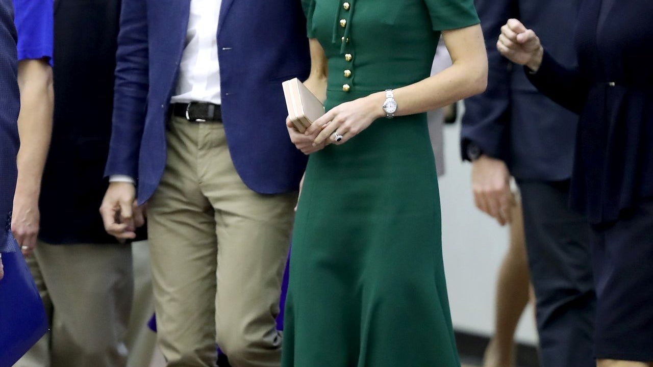 Kate Middleton Continues Her Chic Streak During Royal Tour of Canada -- See  Her Gorgeous Green Dress! | Entertainment Tonight